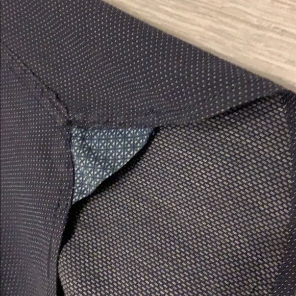 Navy Ted Baker London button down dress shirt - Picture 5 of 10